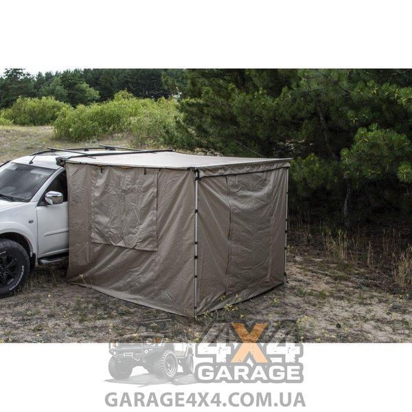 Автомобильный тент с боковой стенкой и комната из влагостойкой ткани 2.5 х 2.5 метра: комплект для кемпинга AD2405 фото