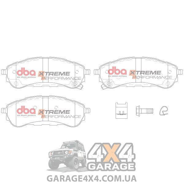 Гальмівні колодки DBA Xtreme Performance для FORD Ranger 2.0 TD Raptor 2019+ заднi DB15016XP фото