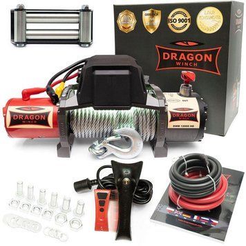 Електрична лебідка для евакуатора Dragon Winch Maverick 12000HD (24 Вольт / 5443 кг) DWM12000HD фото