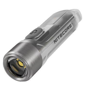 Фонарь наключный Nitecore TIKI (Osram P8 LED + UV, 300 люмен, 7 режимов, USB), прозрачный 1870750163 фото