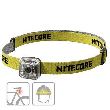 2в1 - Фонарь налобный + велосипедный маяк Nitecore NU05 KIT V2 (2xWhite LED + 2xRed LED, 40 люмен, 5 режимов, 1870752211 фото