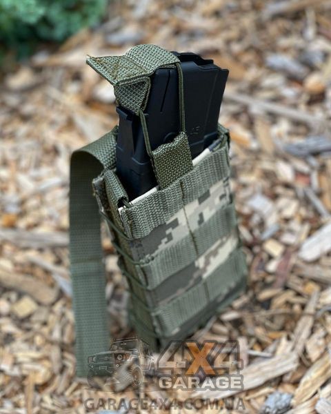 Тактичний підсумок для магазину АК з кріпленням Молле (Піксель/5.45*39) ak-1 фото