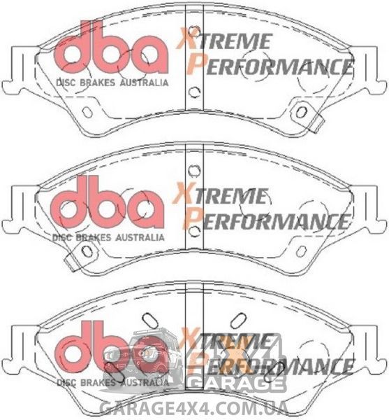 Гальмівні колодки DBA Xtreme Performance для FORD Ranger 2012+ передні DB2074XP фото