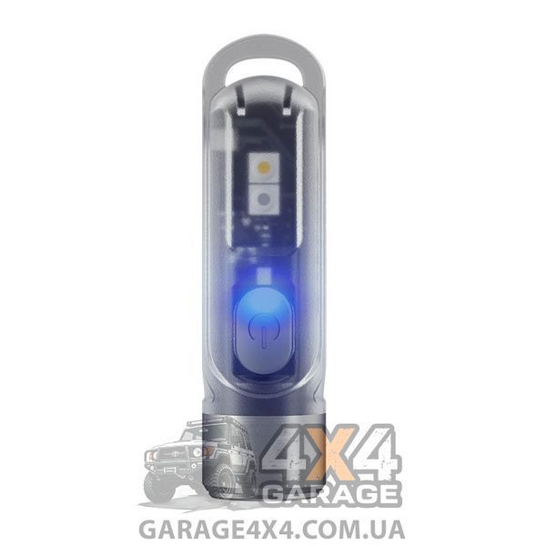 Ліхтар вмикний Nitecore TIKI (Osram P8 LED + UV, 300 люменів, 7 режимів, USB), прозорий 1870750163 фото