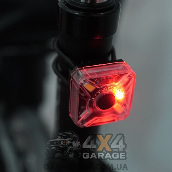 2в1 - Фонарь налобный + велосипедный маяк Nitecore NU05 KIT V2 (2xWhite LED + 2xRed LED, 40 люмен, 5 режимов, 1870752211 фото