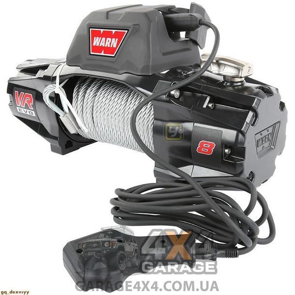 Компактная лебедка для внедорожника WARN VR EVO 8 (12 В / 3630 кг) 103250 фото