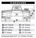 Компактная лебедка для внедорожника WARN VR EVO 8 (12 В / 3630 кг) 103250 фото 4