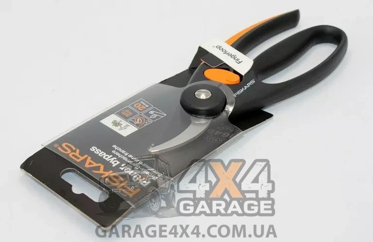 Плоскостной секатор Fiskars P44 с петлей для пальцев (1001534) 1001534 фото