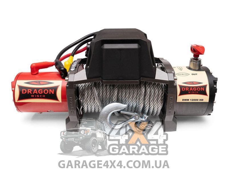 Электрическая лебедка для эвакуатора Dragon Winch Maverick 12000HD (24 Вольт / 5443 кг) DWM12000HD фото