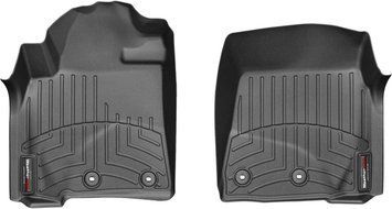 Чорні гумові килимки WeatherTech в салон Lexus LX 2012+ (передні/ пара) 444231 фото