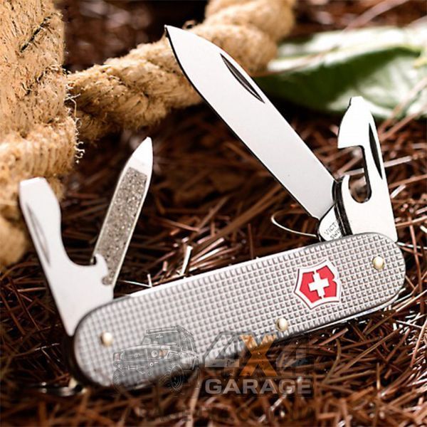 Нож складной, мультитул Victorinox Cadet Alox (84мм,9 функций), серебренный 0.2601.26 1870745858 фото