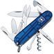 Ніж складаний, мультитул Victorinox Climber (91 мм, 14 функцій), синій прозр. 1.3703.Т2 1870744649 фото 1