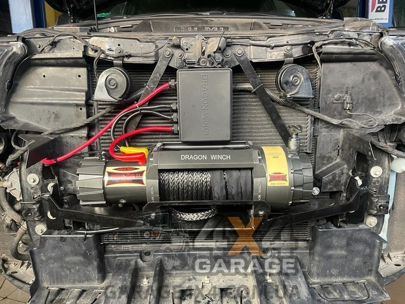 Електрична лебідка Dragon Winch Highlander 12000HDs (синтетичний трос) DWH12000HDs фото