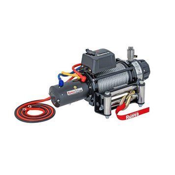 Вологозахищена лебідка 12V Runva EWB 12500lbs (Сталевий трос, Пневморозпуск) EWB12500S-AC фото
