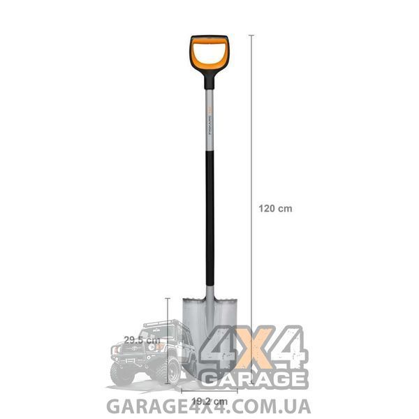 Лопата штыковая для копа огорода Fiskars Xact 1066729 (120 см) 1066729 фото