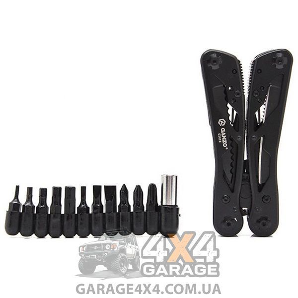 Многофункциональный инструмент - мультитул Ganzo G202 (черный) 16-1014-black фото