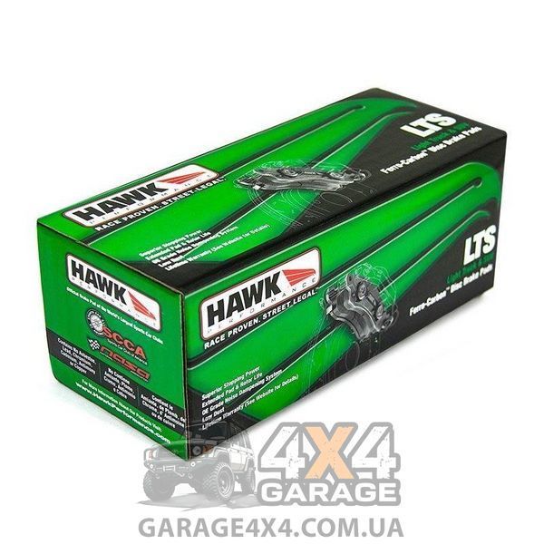 Передні гальмівні колодки HAWK LTS для Toyota Land Cruiser Prado / Toyota 4Runner (Ферро-карбон) HB490Y.665 фото