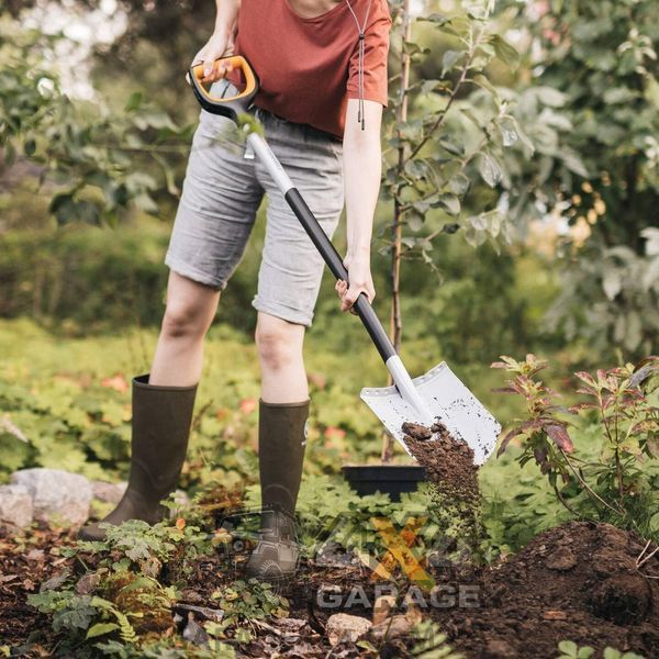 Лопата штыковая для копа огорода Fiskars Xact 1066729 (120 см) 1066729 фото