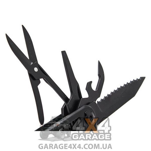 Многофункциональный инструмент - мультитул Ganzo G202 (черный) 16-1014-black фото