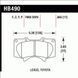 Передні гальмівні колодки HAWK LTS для Toyota Land Cruiser Prado / Toyota 4Runner (Ферро-карбон) HB490Y.665 фото 2