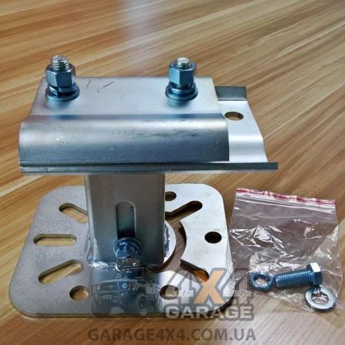 Кріплення рейкового домкрата Hi Lift Jack на запасне колесо TLVwheelmount фото