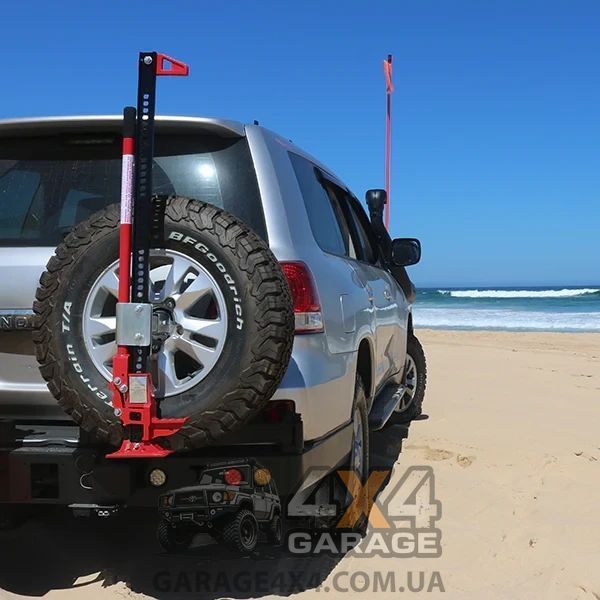 Кріплення рейкового домкрата Hi Lift Jack на запасне колесо TLVwheelmount фото