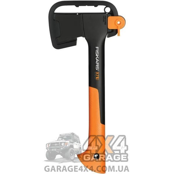 Подарунковий набір Fiskars: туристична топірка X7 + складана пилка SW75 + ніж у чохлі (2021273) 2021273 фото