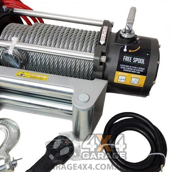 Лебедка KangarooWinch 13000lbs (24В, Стальной трос) K13000-24 фото