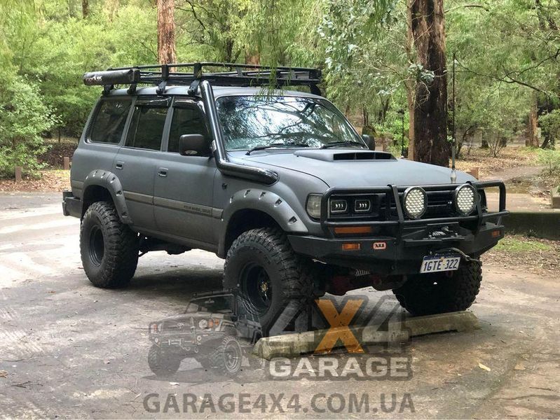 Пластикові розширювачі арок для позашляховика Toyota Land Cruiser 80 (Фендера/ABS-пластик) FF-LC80 фото