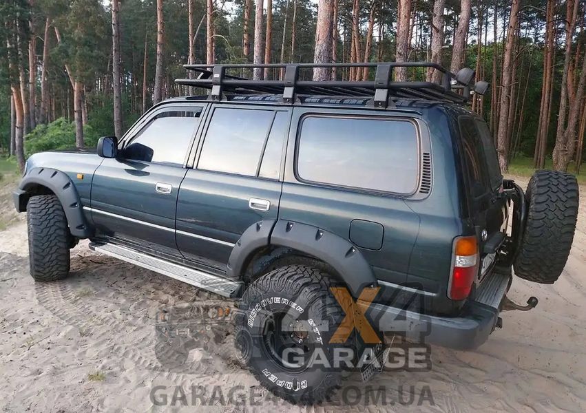 Пластикові розширювачі арок для позашляховика Toyota Land Cruiser 80 (Фендера/ABS-пластик) FF-LC80 фото