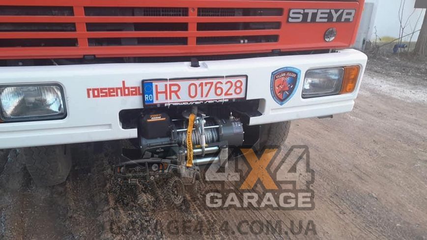 Лебідка 24В для вантажівки, тягача, евакуатора Kangaroowinch 20000 (9090 кг) K20000E-24V фото