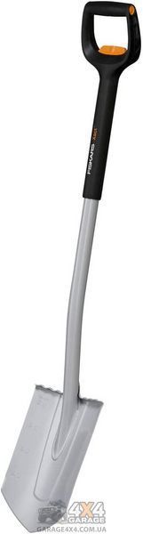 Штыковая лопата с закругленным лезвием Fiskars Xact 1066732 (с телескопической ручкой) 1066732 фото
