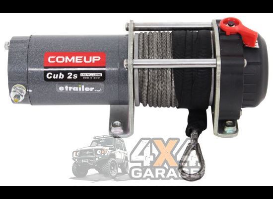Лебідка для квадроцикла 1000 кг / 12В (синтетичний трос) Come Up CUB 2s 122112 фото