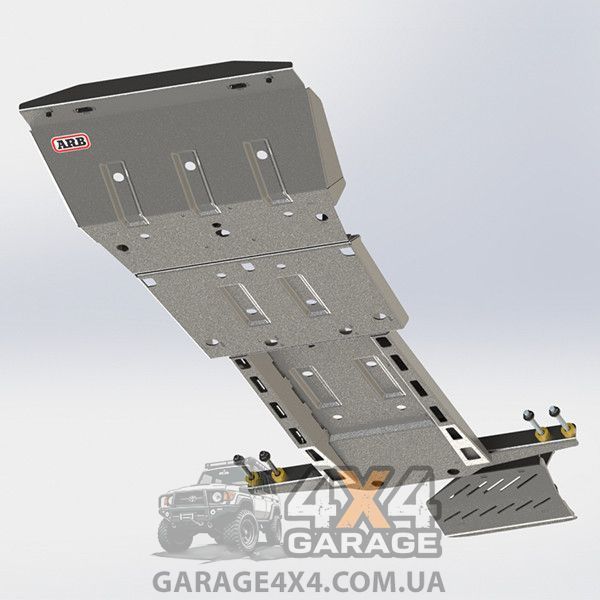 Комплект усиленной защиты двигателя и раздатки ARB для Toyota Land Cruiser 200 2007-2015 (V8 турбодизель) 5415100 фото