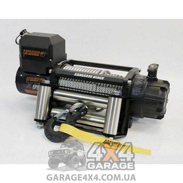 Швидкісна автомобільна лебідка Kangaroowinch K12000XP (12в, Стальний трос) K12000XP фото