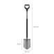Лопата штыковая для копа Fiskars Ergonomic (1066708) 1066708 фото 10