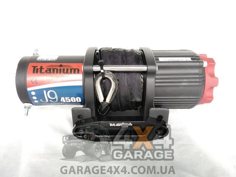 Лебідка для квадроциклу Titanium ATV J9 4500 (Синтетичний трос / 2040 кг) 4500 фото