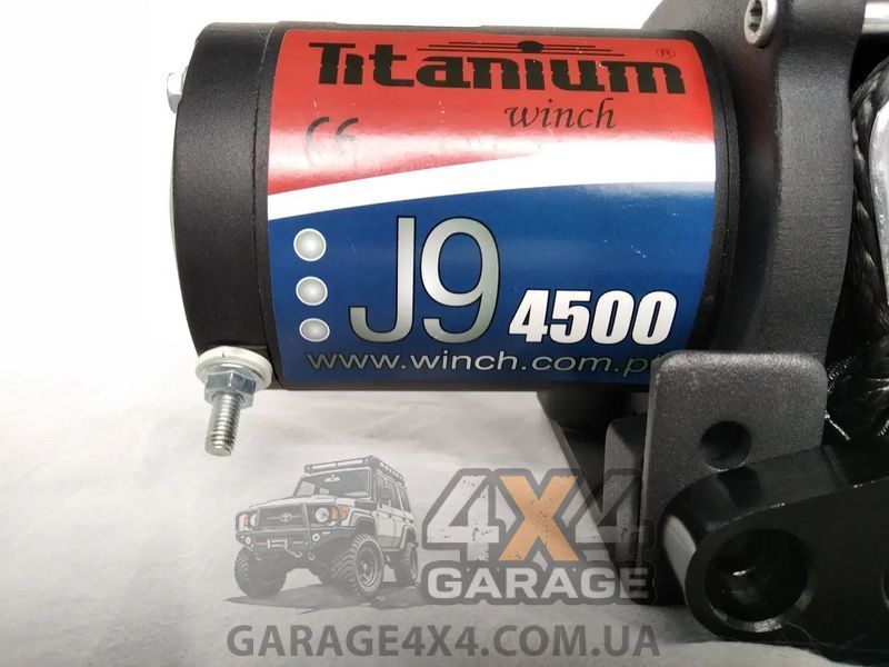 Лебідка для квадроциклу Titanium ATV J9 4500 (Синтетичний трос / 2040 кг) 4500 фото