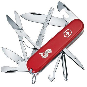 Ніж складаний, мультитул Victorinox Fisherman (91 мм, 17 функцій), червоний 1.4733.72 1870744654 фото