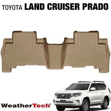 Задні килими бежеві WeatherTech в салон Toyota Land Cruiser Prado 150 10+ (Гумові) 452862 фото