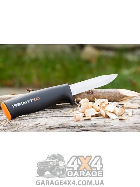 Нож Fiskars K40 с чехлом-кобурой на пояс (1001622) 1001622 фото