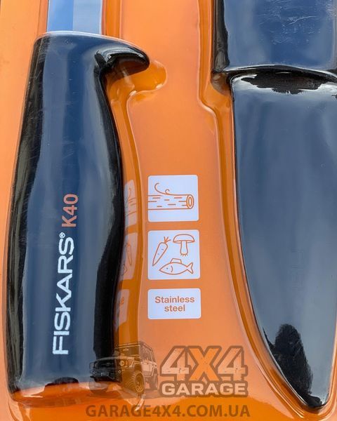 Нож Fiskars K40 с чехлом-кобурой на пояс (1001622) 1001622 фото