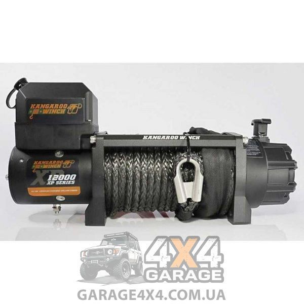 Скоростная автомобильная лебедка Kangaroowinch K12000XP (12в, Синтетический трос) K12000XP-SR фото