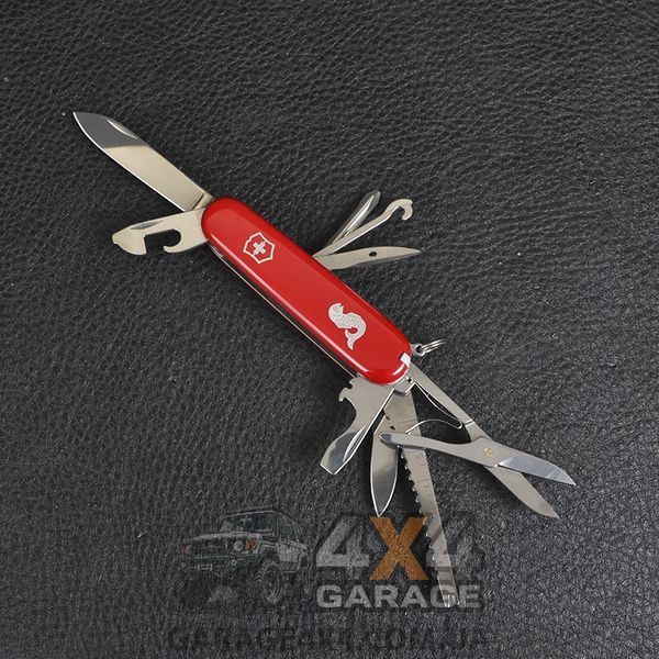 Ніж складаний, мультитул Victorinox Fisherman (91 мм, 17 функцій), червоний 1.4733.72 1870744654 фото