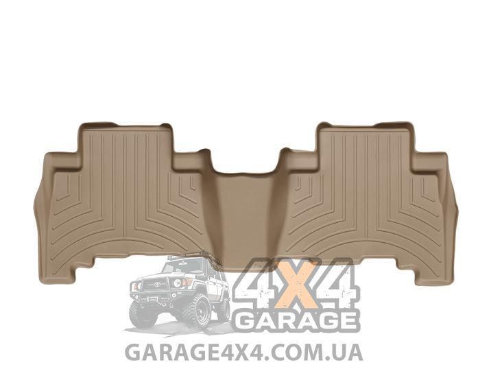 Задні килими бежеві WeatherTech в салон Toyota Land Cruiser Prado 150 10+ (Гумові) 452862 фото
