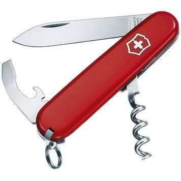 Нож складной, мультитул Victorinox Waiter (84мм, 9 функций), красный 0.3303 1870743684 фото