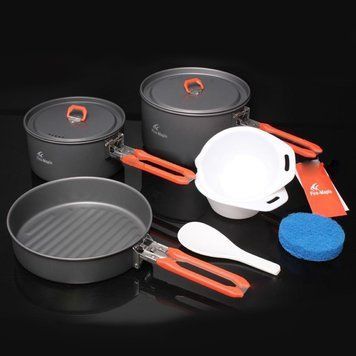 Набір туристичного посуду для приготування їжі на газовому пальнику Fire-Maple FEAST 3 Orange FEAST 3 orange фото