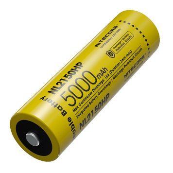 Аккумулятор литиевый Li-Ion 21700 Nitecore NL2150HP 3.6V (5000mAh), защищенный 1870750217 фото