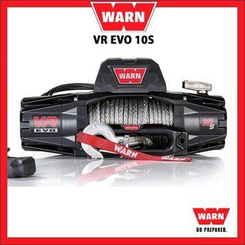 Лебедка для внедорожника Warn VR EVO 10-s с синтетическим тросом (12 Вольт / 4536 кг) 103253 фото