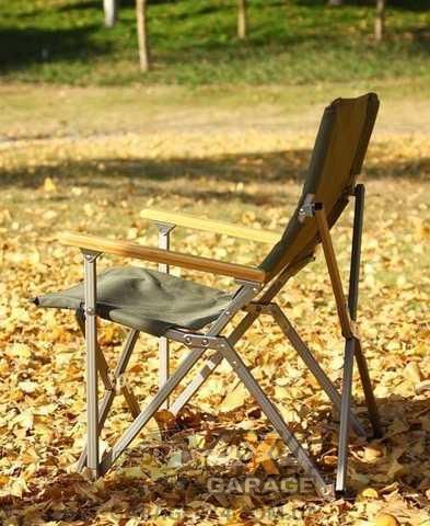 Розкладний туристичний стілець для дачі, риболовлі та пікніка (Олива) Firemaplechair фото